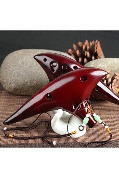 valkyrie 12 Delik Seramik Flüt Alto Ocarina Sualtı Müzik Enstrüman Müzik Lover Stil Acemi Enstrüman