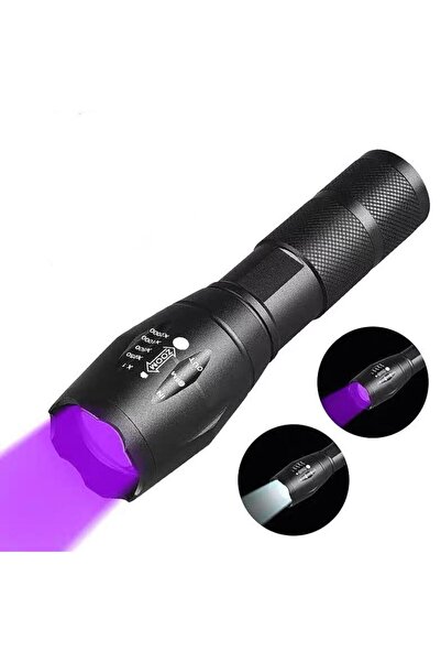 valkyrie Çift Fonksiyonlu Ultraviyole Mor Işık Ve Xml-t6 El Feneri Dual Mode ...
