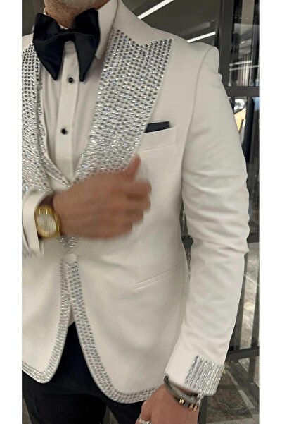 Fc Plus TAŞLI YELEKLİ TAKIM ELBİSE