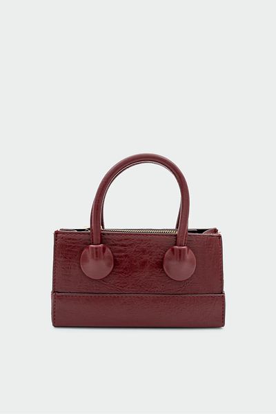 LAMİNTA Geantă de damă Minth Claret Red Mini Crossbody