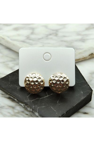 Candy Round Patterned Earrings