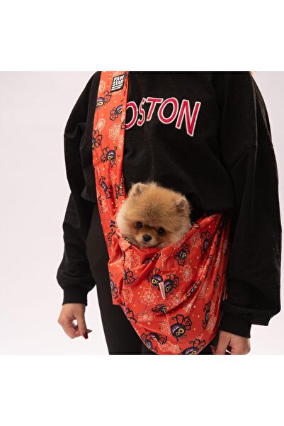 Pawstar Spider Halloween Crossbody Çanta Kedi Köpek Taşıma Çantası