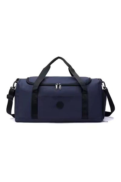 OEM Geanta sport pliabila 35L impermeabila, cu buzunar pantofi travel & gym, albastru inchis