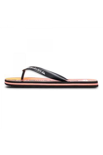 Quiksilver Aqyl 101430   Molokai Art 25 Orange Men's Slippers