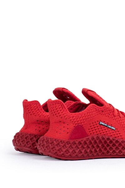 Pierre Cardin Fileli Yazlık Konforlu Ortopedik Günlük Sneaker Kırmızı Erkek Spor Ayakkabı