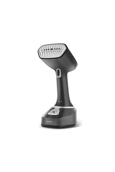 Karaca Suction Cup Multisteam Vertical Iron with Led Display Steam Black 320 ml