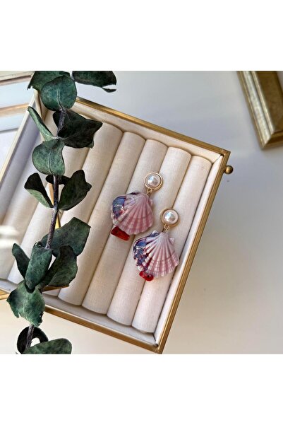 Alice İsstanbul Seramik Deniz Kabuğu Küpe