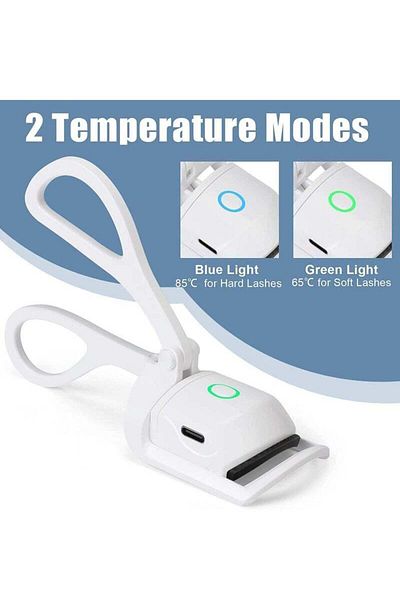 COOYA Electric Eyelash Curlers, With Fast Heating, 2 Tempreture Setting, Rechargeable, for make up