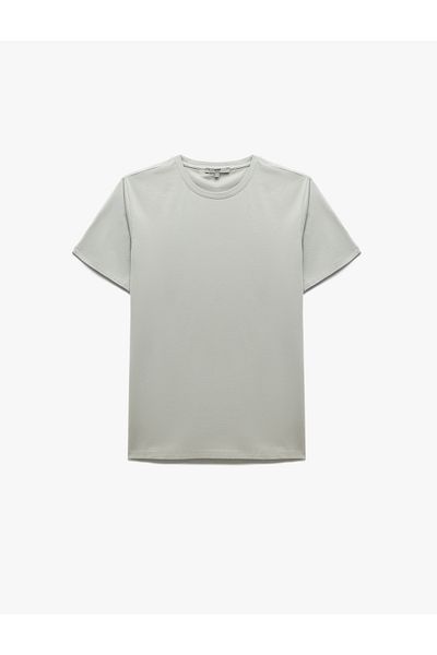 Koton Cotton Short Sleeve Slim Fit Crew Neck Men's Basic T-Shirt