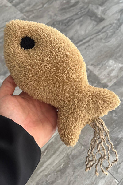 ULUBEN لعبة القطة السمكية القطيفة من ويلسوفت