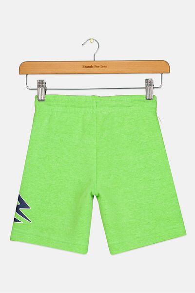 Nike 3Brand by Russell Wilson شورت تدريب رياضي بشعار العلامة التجارية للأولاد من Kids Boys، باللون الأخضر