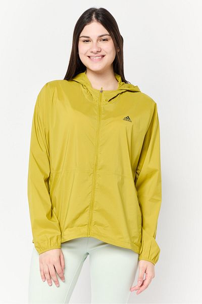 adidas Women Sportswear Fit Long Sleeve Running Jacket, Olive