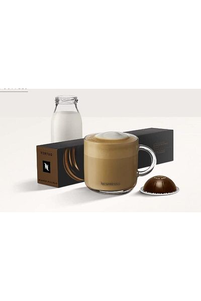 Nespresso VertuoLine Barista Creations - 10 Capsules (Bianco Piccolo for Milk)