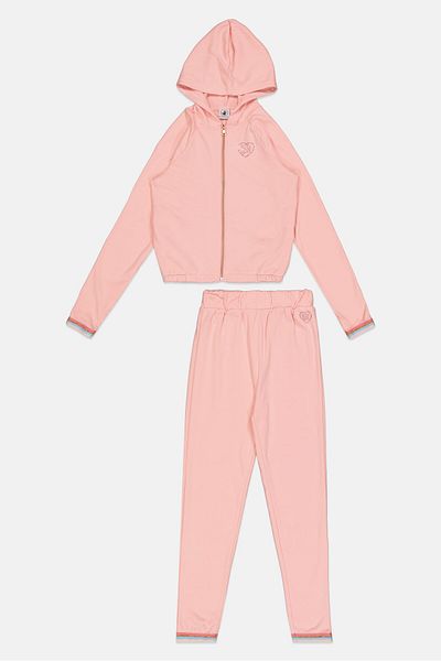 Body Glove Kids Girl 2 Pcs Sweatshirts And Pants Set, Pink