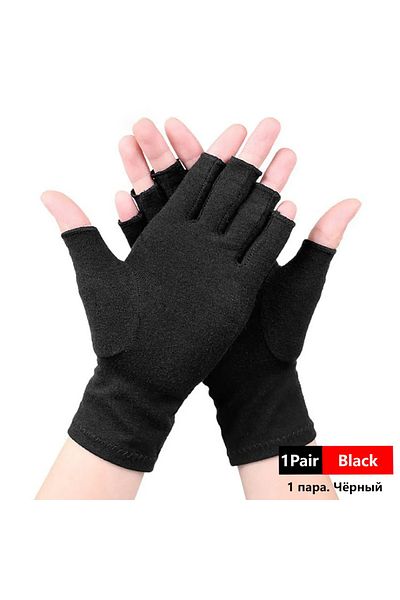 loogdeel M Black 1 Pair Compression Arthritis Gloves Wrist Support Joint Pain Relief Hand Brace Women Men The