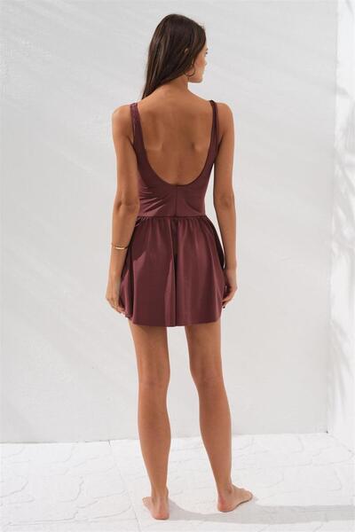 Pierre Cardin 231130 LENA KRUVAZE FORMLU ŞORTLU ELBİSE MAYO