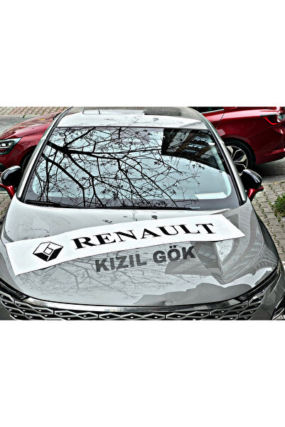 Kızıl Gök Renault Oto Serisine Uyumlu  Beyaz Renault  Yazılı 1. Kalite Torpid...