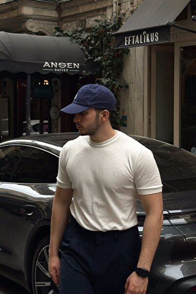 Livio Ferri Kama Erkek Bisiklet Yaka Pamuk Regular Fit Kısa Kollu İnce Triko ...