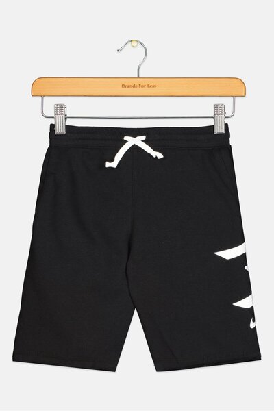 Nike 3Brand by Russell Wilson Kids Boy Brand Logo Outdoor Shorts, Black