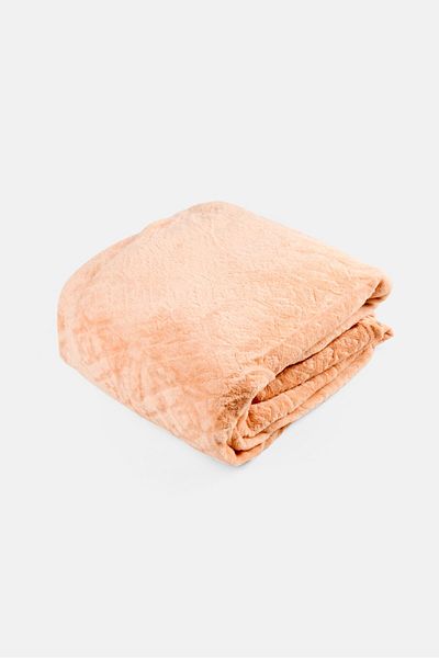 BEBEHOME Premium Quality Jacquard Blanket 200 X 220 Cm, Pink