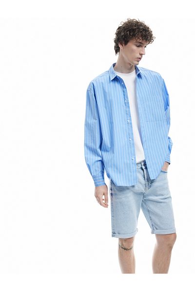 Koton Βερμούδα από βαμβάκι Slim Fit τζιν σορτς
