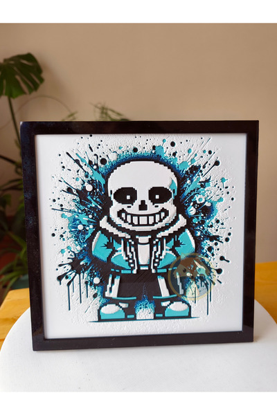 3D Undertale Game (Sans) - 2D Decor (Frame Gift)