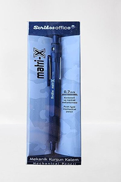 Scrikss Versatil 0.7 Mm Metalik Lacivert Şeffaf Amb.