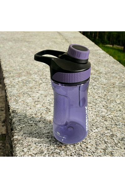 ALTIN MUTFAK Transparent Sports School Office Water Bottle Water Bottle 530 ml Purple