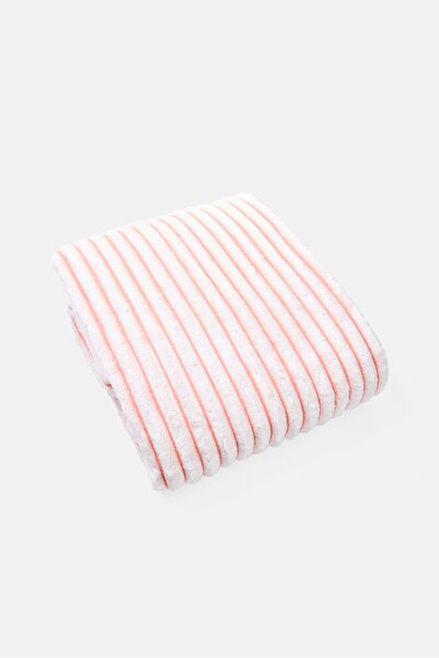 Bebe Premium Jacquard Stripped Blanket 150 x 200 cm, White