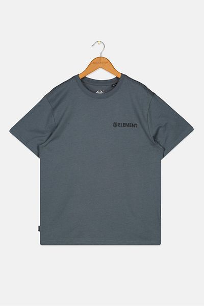 Element Kids Boy Regular Fit Short Sleeve Outdoor T Shirt, Dark Grey
