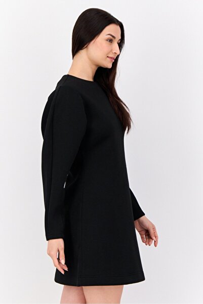Esprit Women Plain A Line Dress, Black