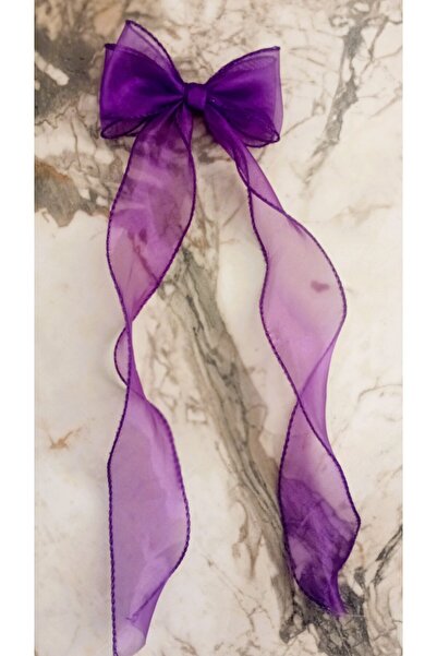 Lissa Aksesuar مشبك طويل من التول الأورجانزا