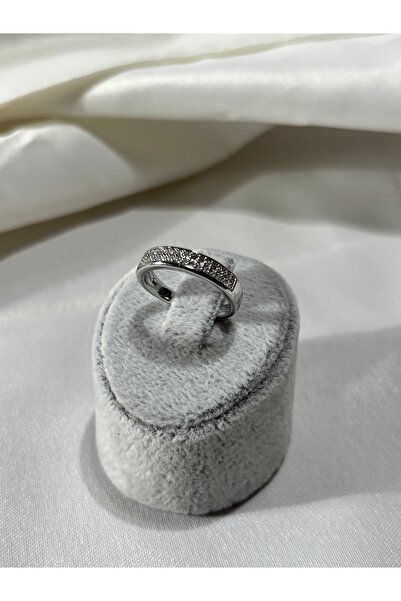 Uzak Işıklar Zirkon taşlı ayarlanabilir silver yüzük