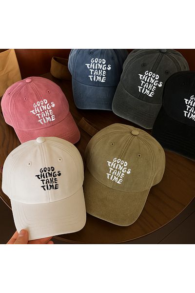Touz Moda Washable Vintage Good Things Printed Unisex Hat