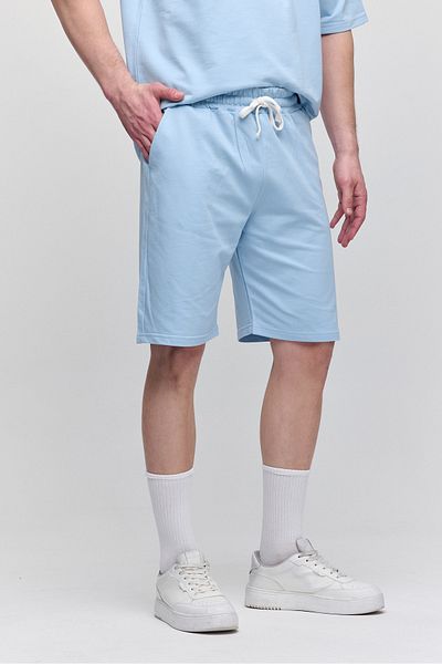 COMBİNE MİCHAİL Ανδρικό σορτς Comfort Fit Ice Blue & Bermuda