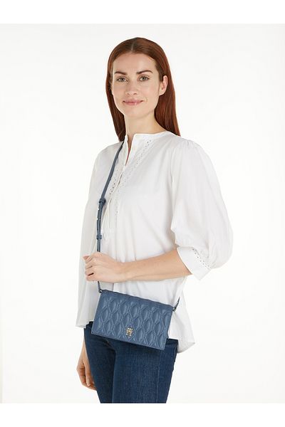Tommy Hilfiger Women Faded Ink Refined Flap Crossover Bag