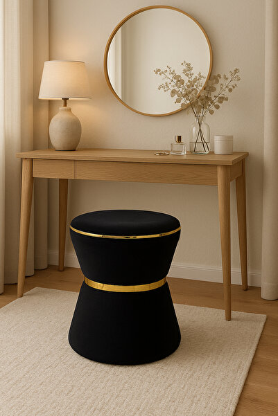 Zem Fine Black-gold Puf