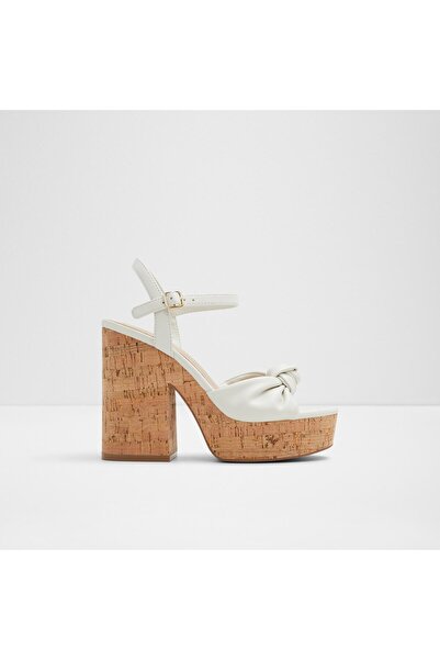 Aldo صندل بكعب أبيض للنساء