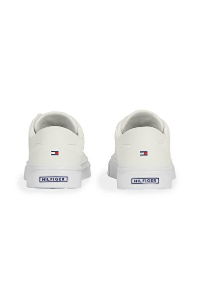 Tommy Hilfiger Tommy Hilfiger Men White Low Top Lightweight Stripes Sneakers