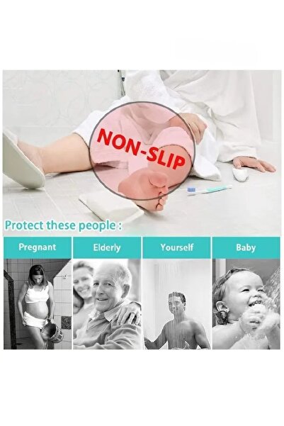 COOYA Non Slip Floor Tiles,12 Pack Interlocking Bath Floor Mat, 30x30cm Shower Mat with Drainage Holes