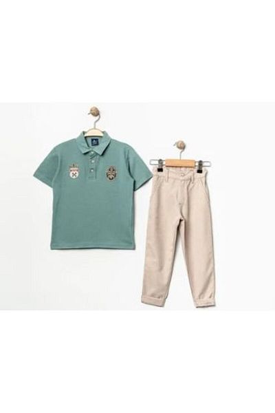 e-çocuk Boy's Polo Neck Short Sleeve Suit 60281