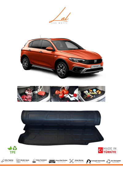 Lal Fiat Egea Cross 3d Bagaj Havuzu (2021 ve sonrası Uyumlu) (Tamir Kitli)