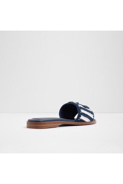 Aldo Blue Flat Sandals For Women
