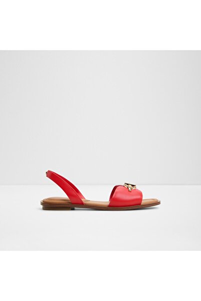 Aldo Red Flat Sandals For Women