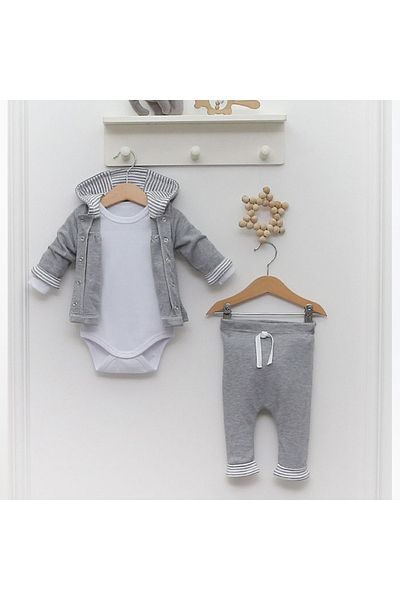 limebabies Nipperland 100% Cotton 3-Piece Body Set
