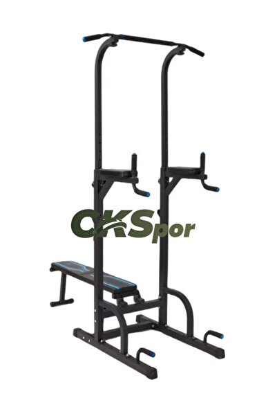 CKSpor Barfiks Çekme Duvarı Güç Kulesi Barfiks Çok Fonksiyonlu Spor Aleti CKS-76