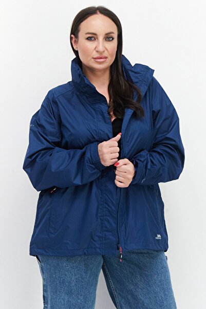 Trespass Women Brand Logo Windbreaker Jacket, Blue