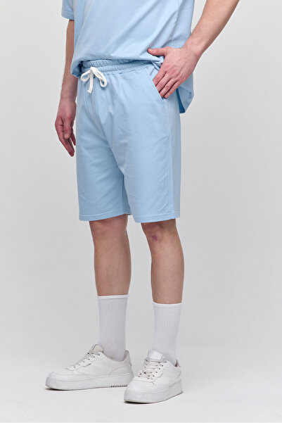 COMBİNE MİCHAİL Erkek Comfort Fit Buz Mavi Şort & Bermuda