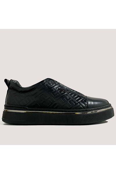 LUCIANO BELLINI C26907 Munich Men's Leather Casual Shoes - White - 40