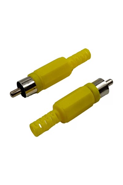 Genel Markalar RCA Erkek Konnektör Tos Jak Fiş SARI